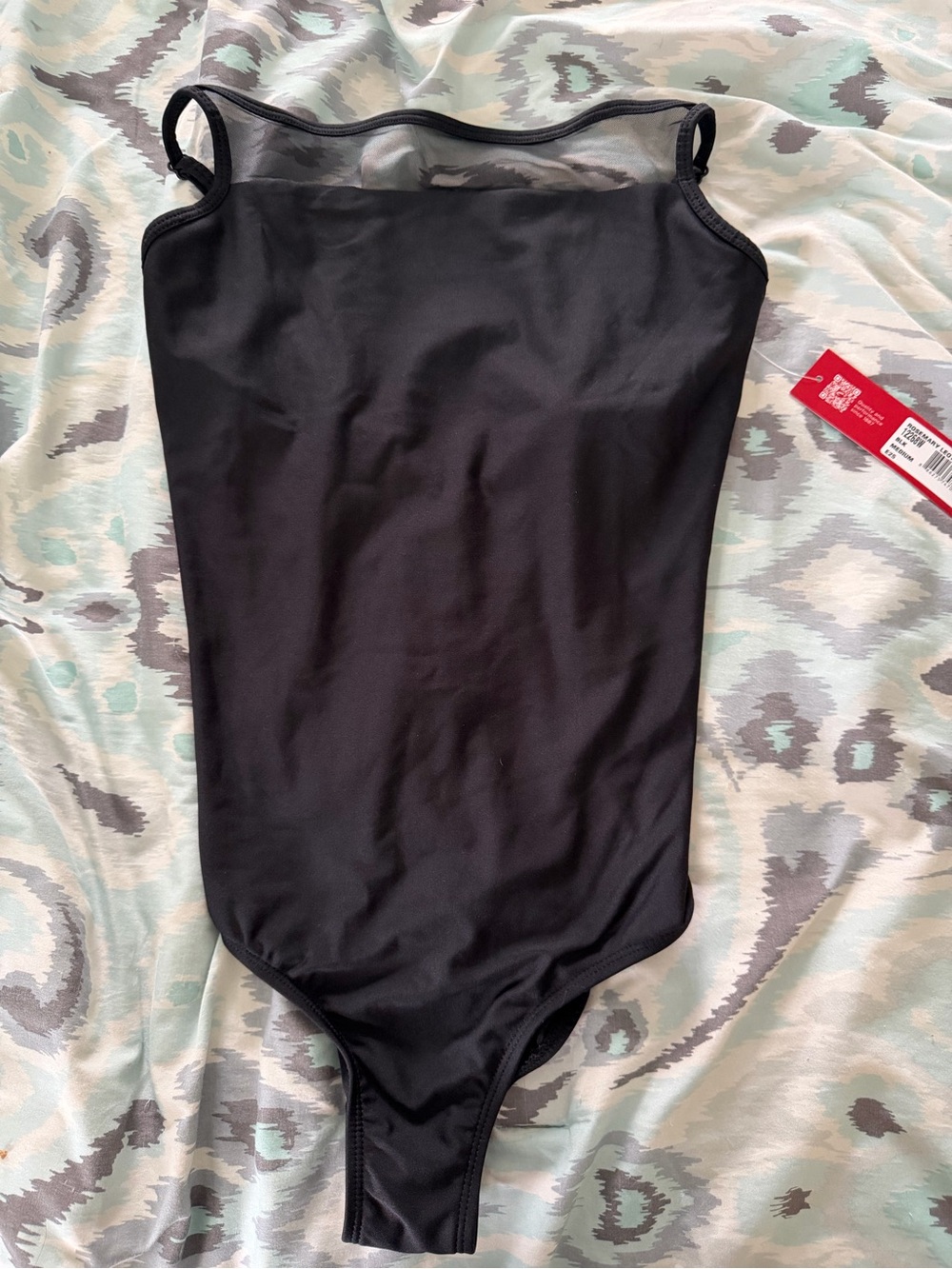 Capezio Black Cami Leotard with Tag